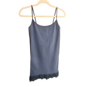 Last Tango Tank Top Size M/L Blue Lace Y2K Casual Fairy 2000s USA Made Coquette